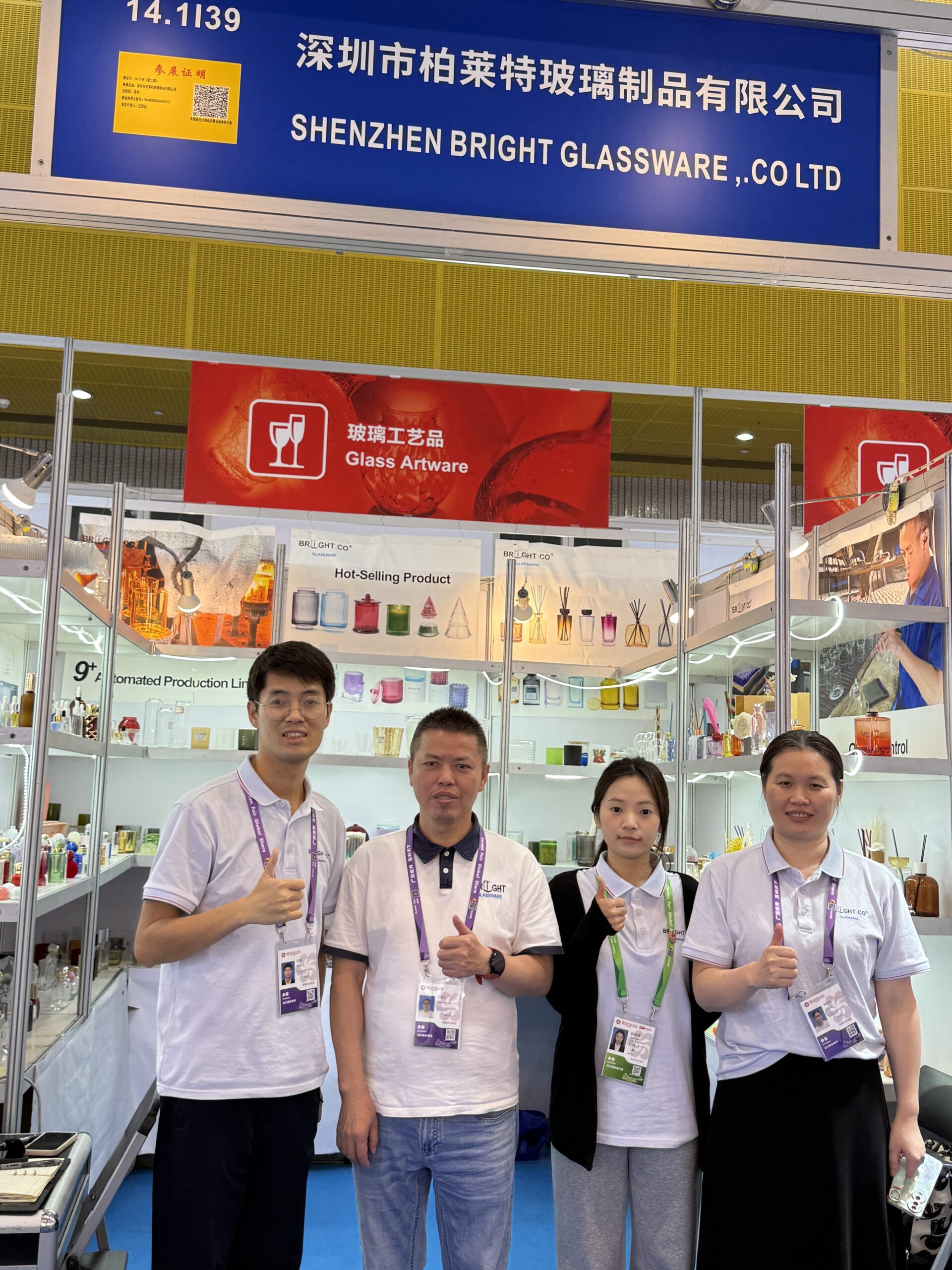 Bright Glassware at the 139th Canton Fair 2026
