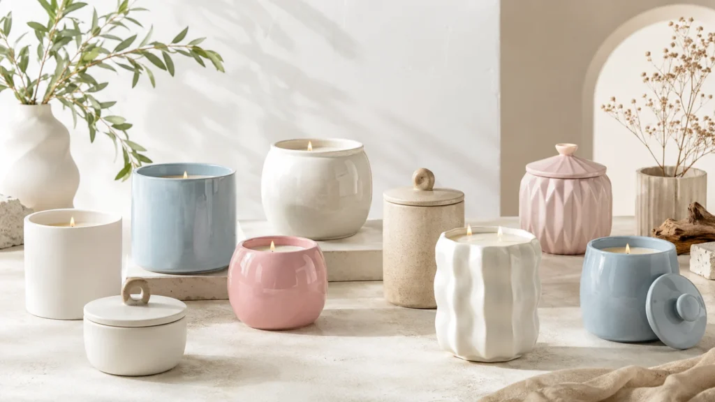 Ceramic Candle Jars