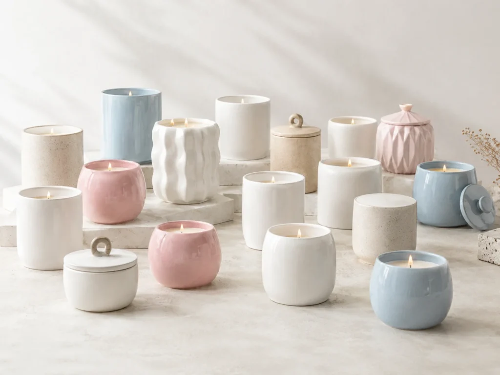 Ceramic Candle Jars wholesale supply