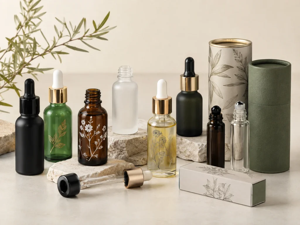 Custom Essential Oil Bottles decoration and finishing