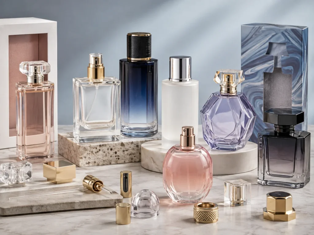 Custom Glass Perfume Bottles decoration and finishing