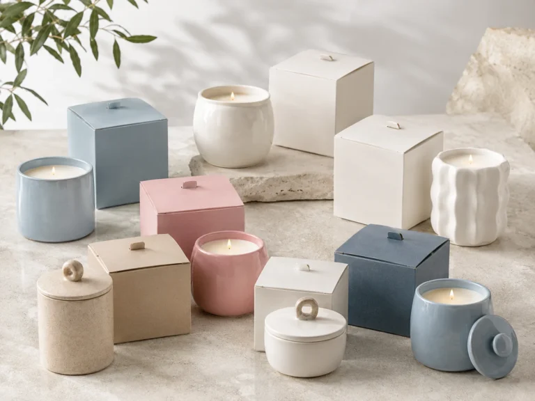 Ceramic Candle Jars packaging option