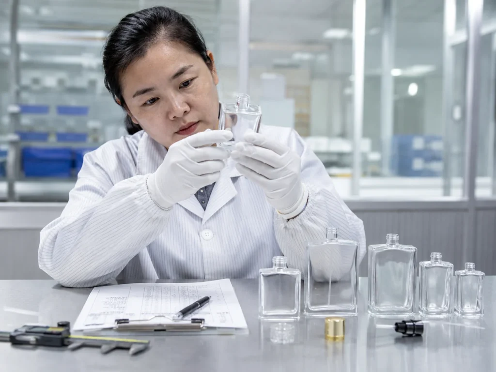 Glass Perfume Bottles Quality Inspection