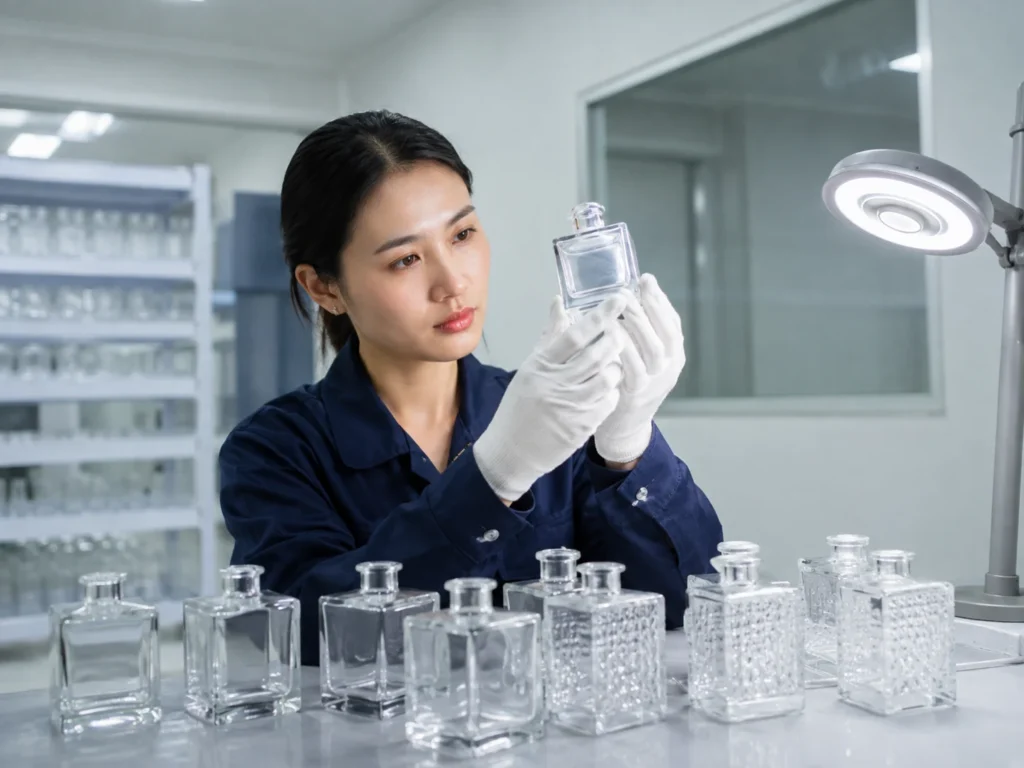 Glass Diffuser Bottles Quality Inspection