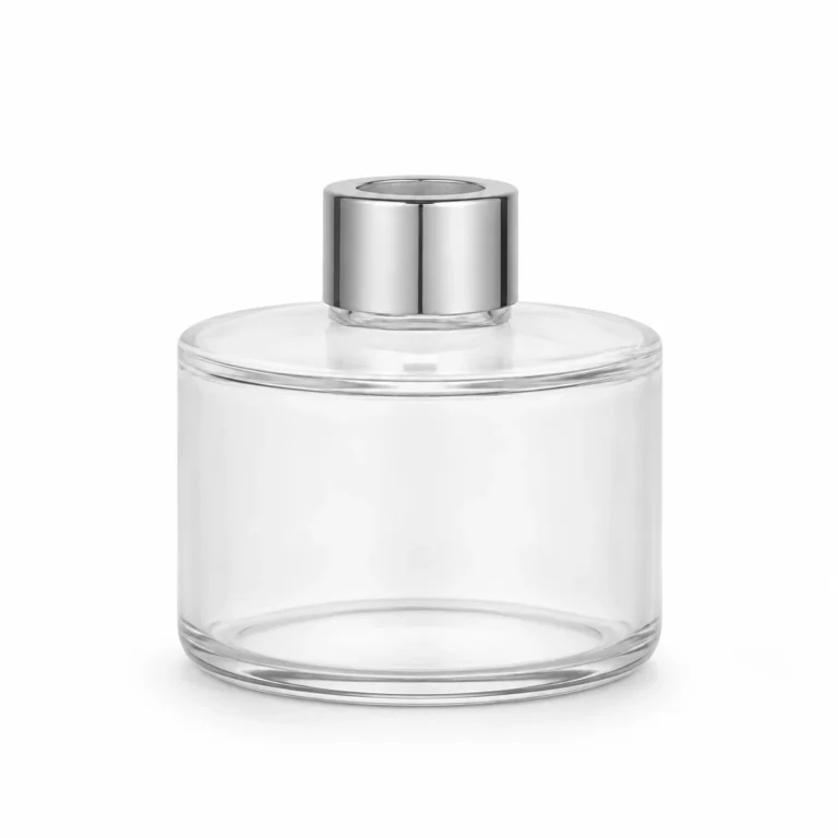 160ml / 200ml / 300ml / 500ml Clear Round Glass Reed Diffuser Bottles with Caps Wholesale