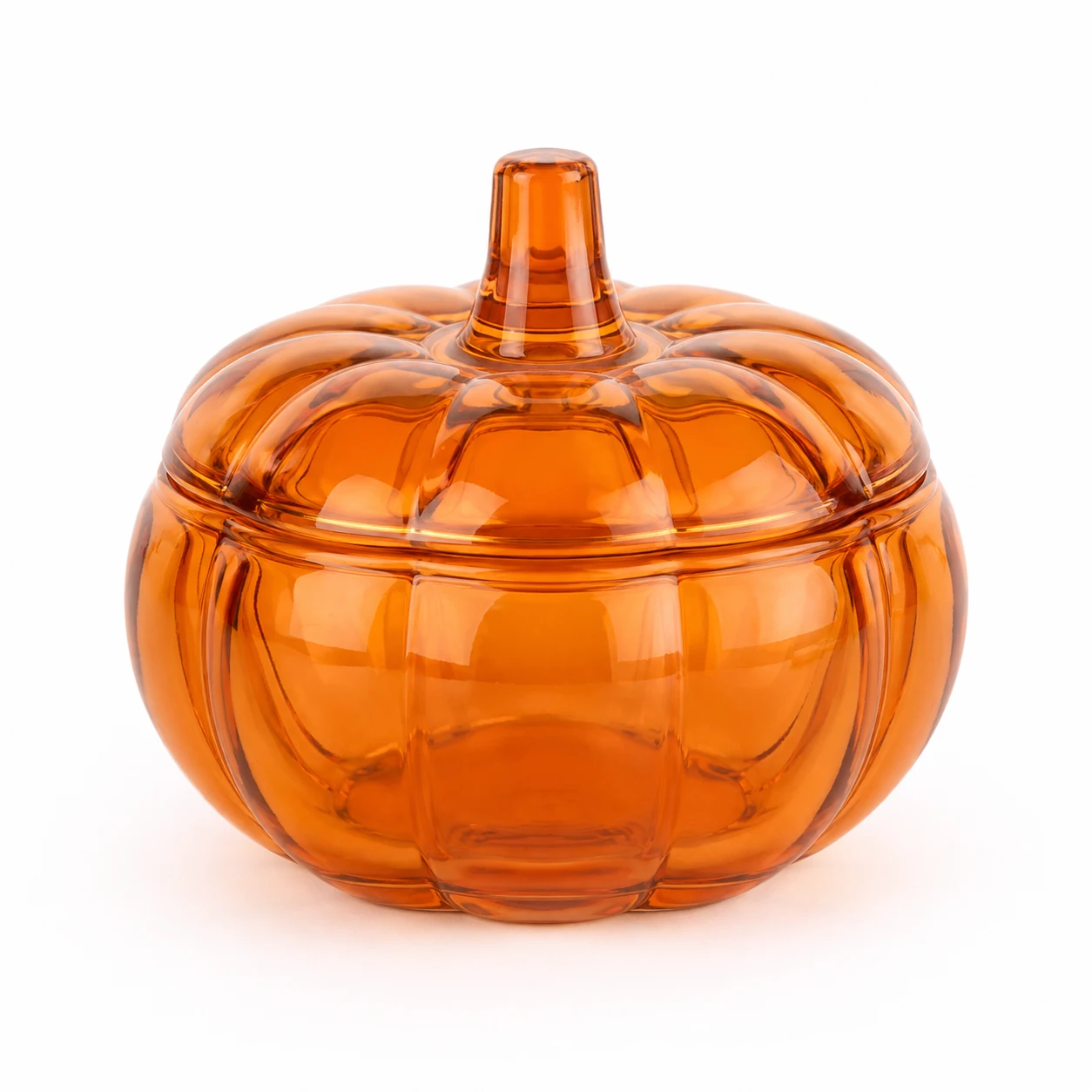 180ml / 540ml / 1200ml Pumpkin-Shaped Glass Candle Jars