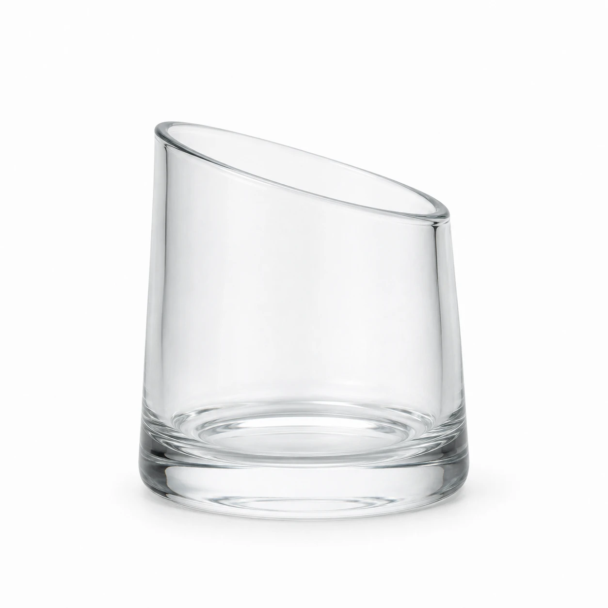 180ml Slanted-Rim Glass Candle Jar