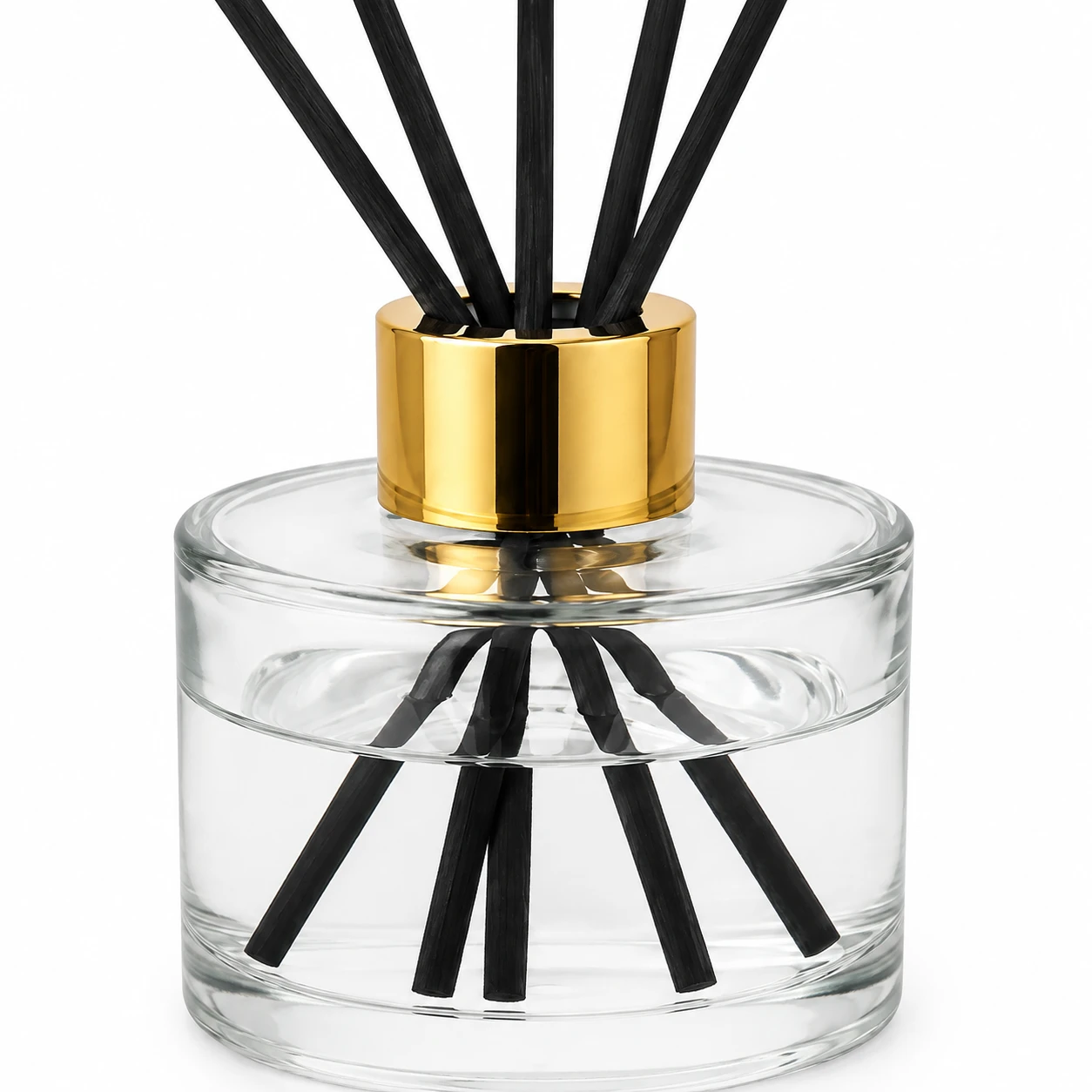 200ml Clear Round Glass Reed Diffuser Bottle