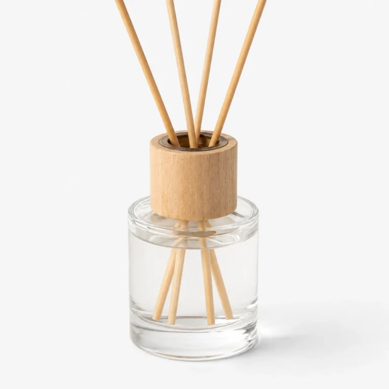 250ml Clear Round Glass Reed Diffuser Bottle with Stopper Wholesale