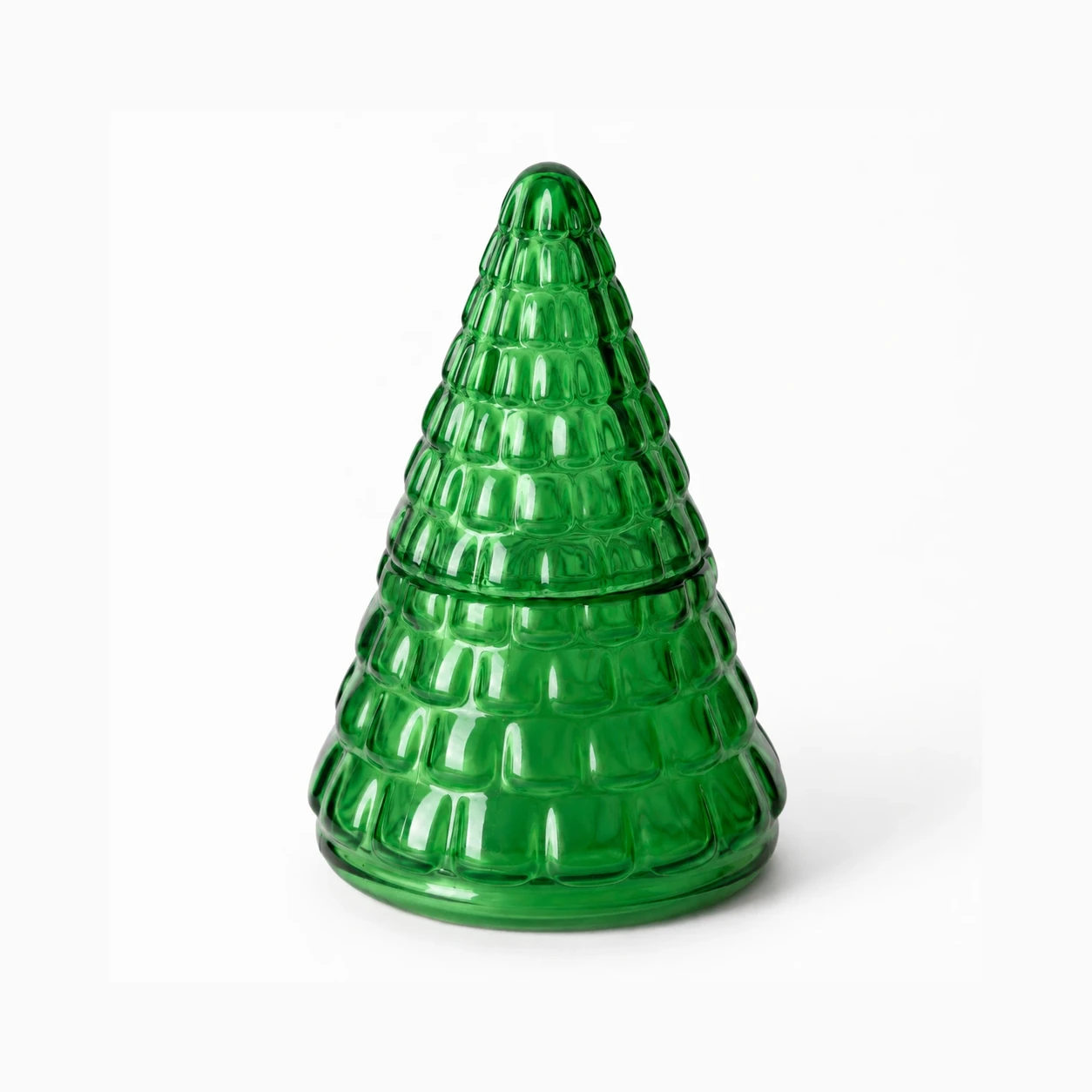 300ml Christmas Tree Glass Candle Jar