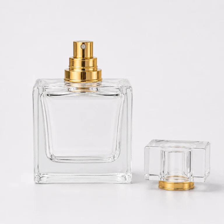 30ml–200ml Clear Round Glass Perfume Bottle Wholesale
