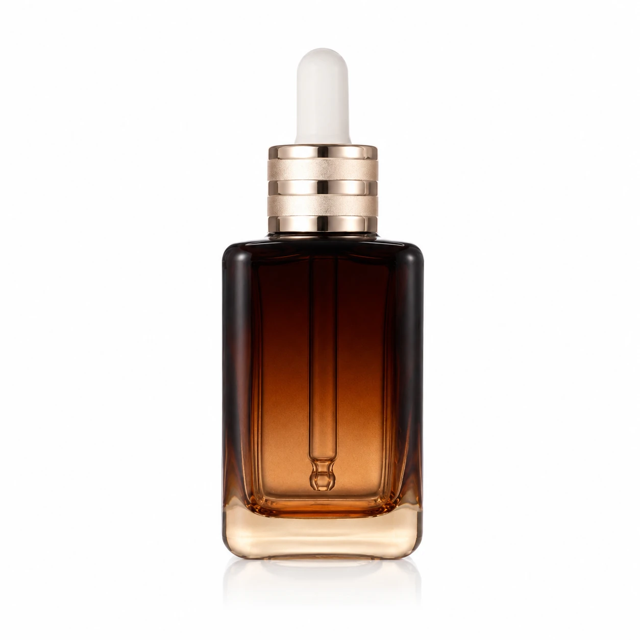 30ml Amber Square Glass Essential Oil Dropper Bottle