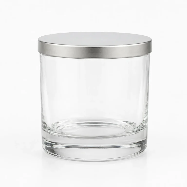 3oz / 6oz / 10oz Clear Glass Candle Jar Series with Metal Lids Wholesale