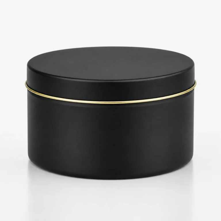 4oz / 8oz Round Metal Candle Tins with Lids Wholesale