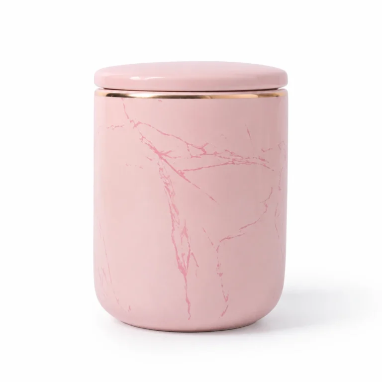 8oz–16oz Round Colored Ceramic Candle Jars Wholesale