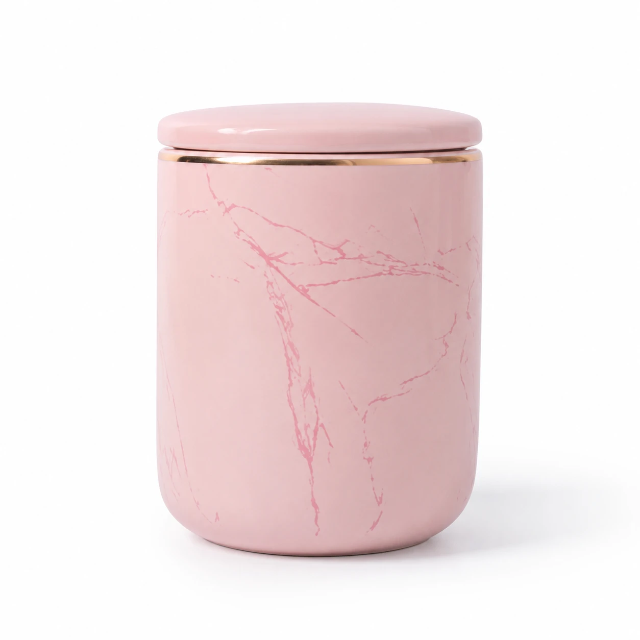 8oz–16oz Round Colored Ceramic Candle Jars