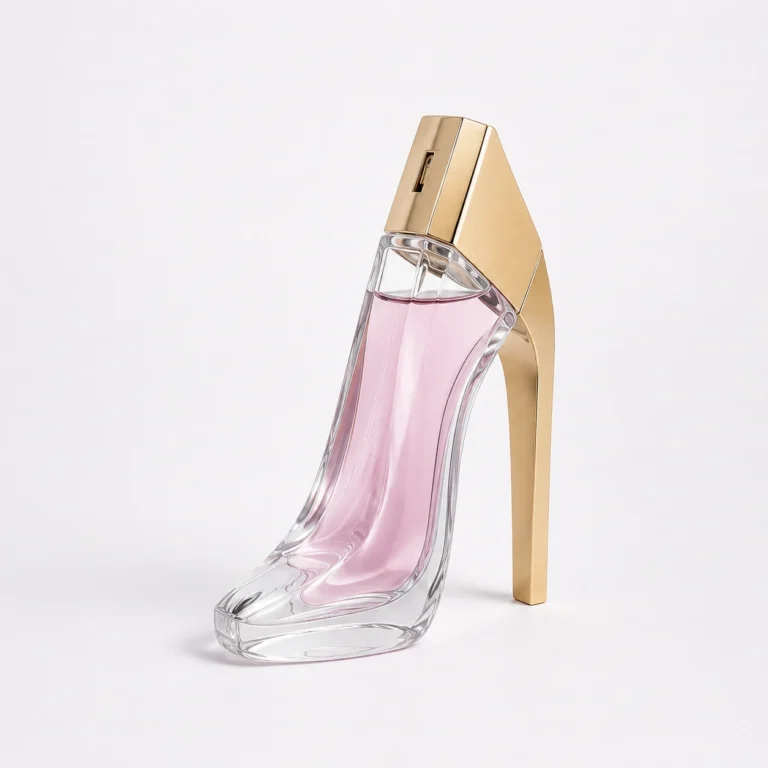 80ml High Heel Glass Perfume Bottle for Luxury Fragrance Packaging