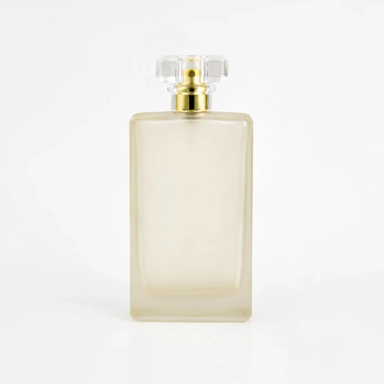 GBC123 120ml Light Yellow Frosted Glass Perfume Bottle