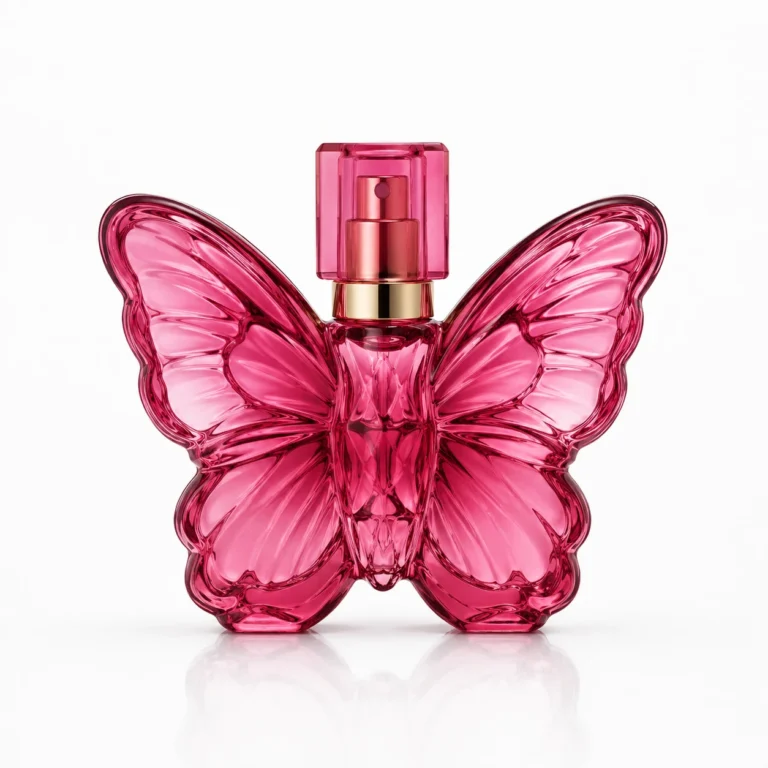 80ml Butterfly-Shaped Glass Perfume Bottle