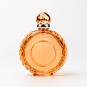 100ml Orange Glass Perfume Bottle with Ball Cap