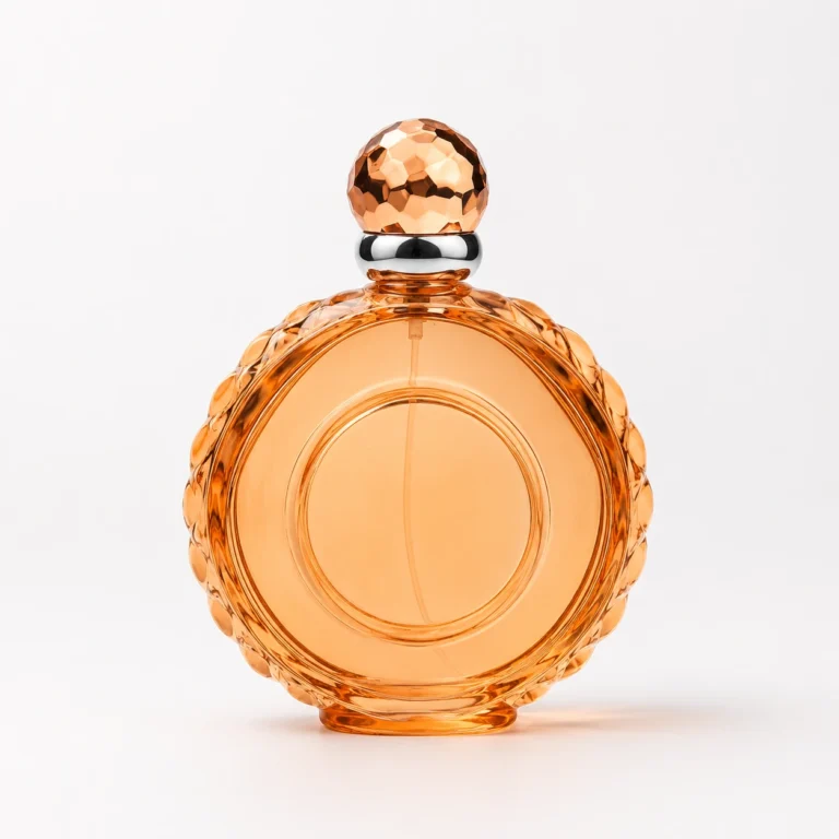100ml Orange Glass Perfume Bottle with Ball Cap