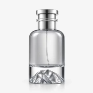 30ml / 50ml / 100ml Silver Mountain-Base Glass Perfume Bottle