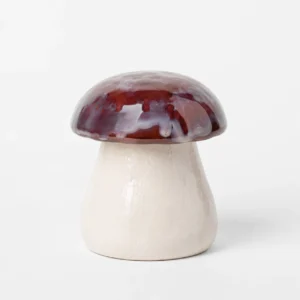 360ml Mushroom Ceramic Candle Jar with Lid Wholesale