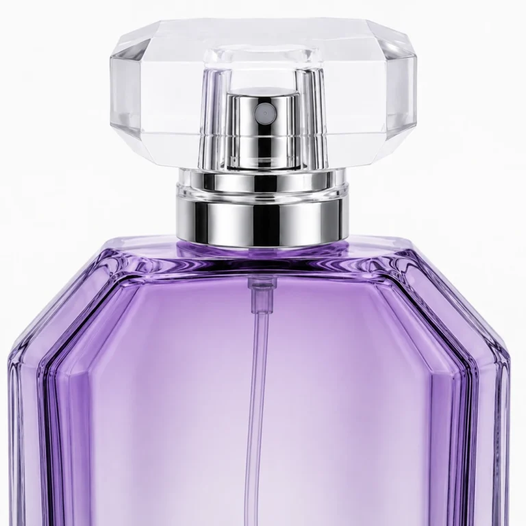 90ml Purple Faceted Glass Perfume Bottle – Wholesale
