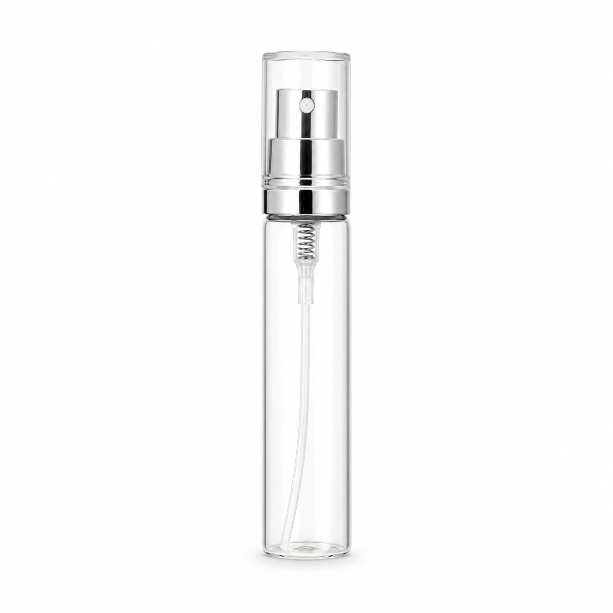 5ml clear glass perfume atomizer bottle GBC260C with fine mist spray pump
