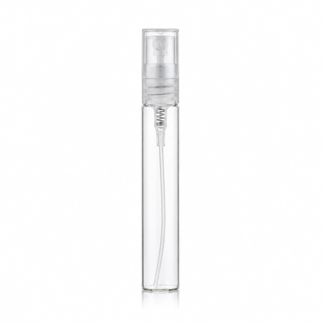 2ml clear glass perfume sample spray vial HBP1047 with fine mist atomizer