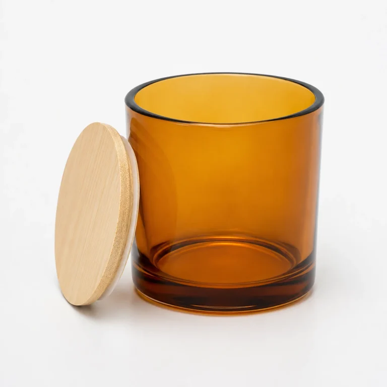 HC001 Double-Wall Borosilicate Glass Candle Jar
