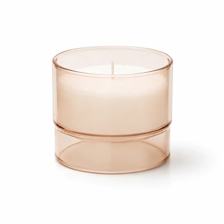 HC007 Double-Section Borosilicate Spray-Color Candle Jar Series