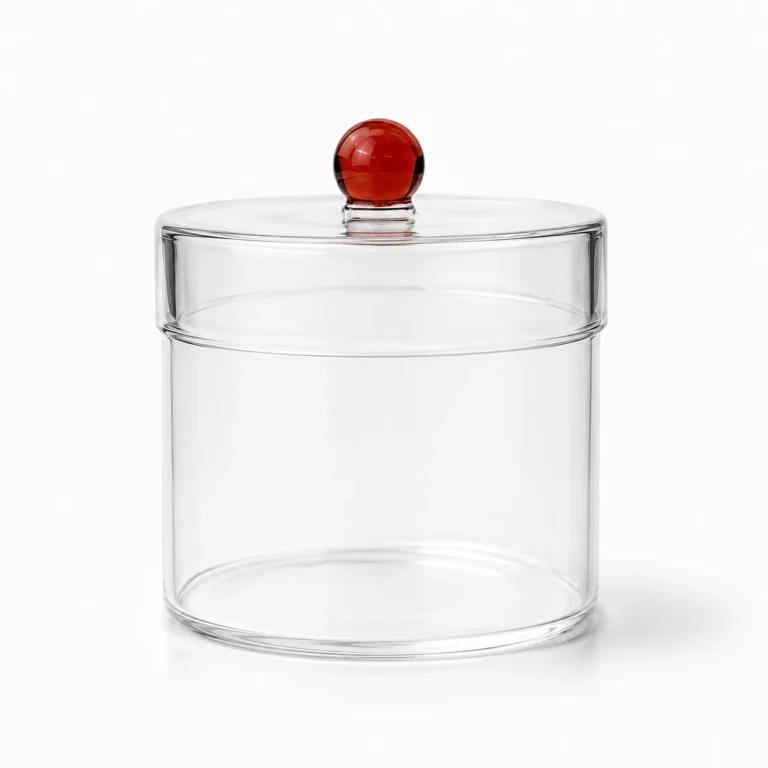 HC100 Borosilicate Bead-Handle Candle Jar Lid Series