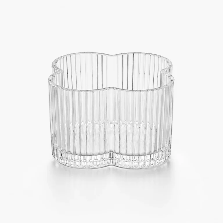 300ml & 530ml Four-Petal Glass Candle Jars Wholesale