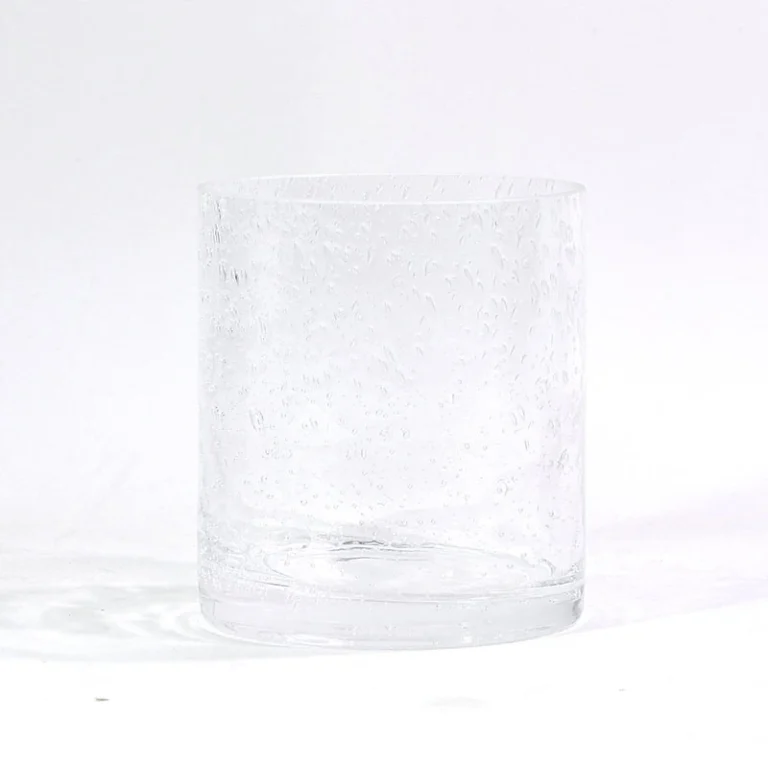 580ml Bubble Textured Glass Candle Jar – Wholesale