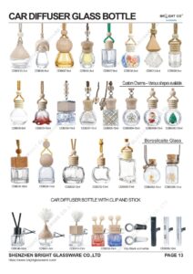 Bright Glassware Car Diffuser Bottle Catalog 2026