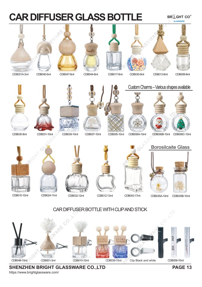 Bright Glassware Car Diffuser Bottle Catalog 2026 thumbnail