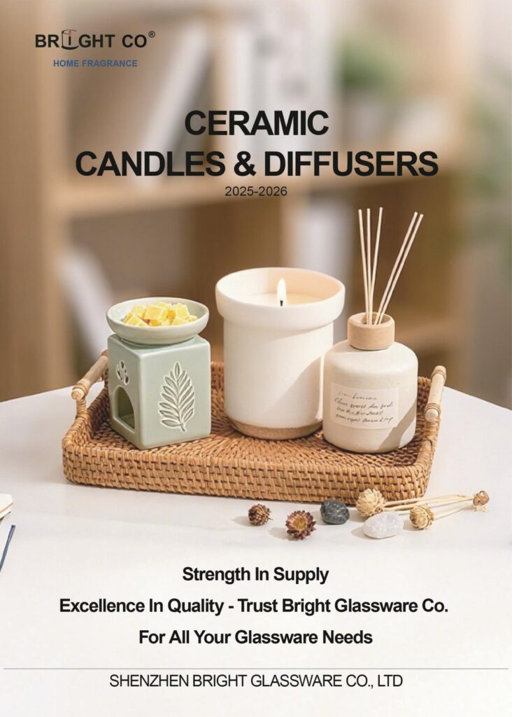 Bright Glassware Ceramic Candles & Diffusers Catalog 2025-2026
