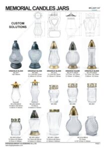 Bright Glassware Memorial & Religious Candle Jar Catalog 2026