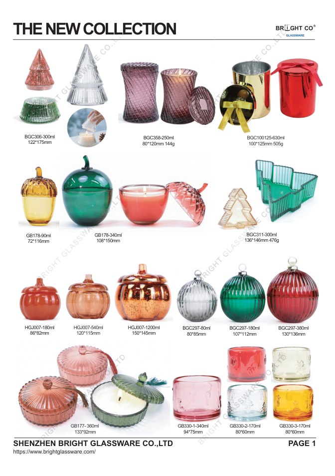 Bright Glassware Seasonal & Christmas Candle Jar Collection 2026 thumbnail