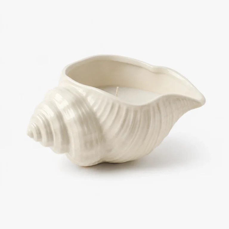 250ml Conch-Shaped Ceramic Candle Jar Wholesale
