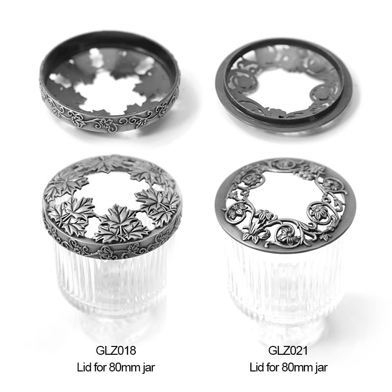 GLZ018 GLZ021 GLZ043 Zinc-Alloy Decorative Lid Series - size and dimensions