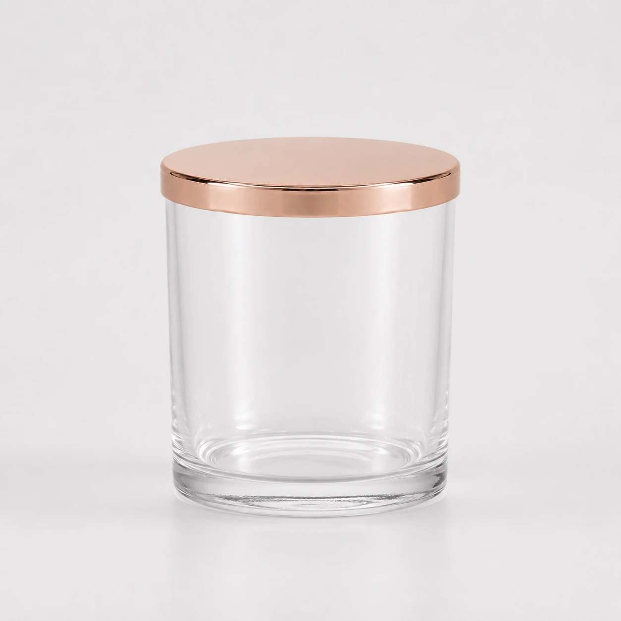 round Glass Candle Jar with Lid and Box