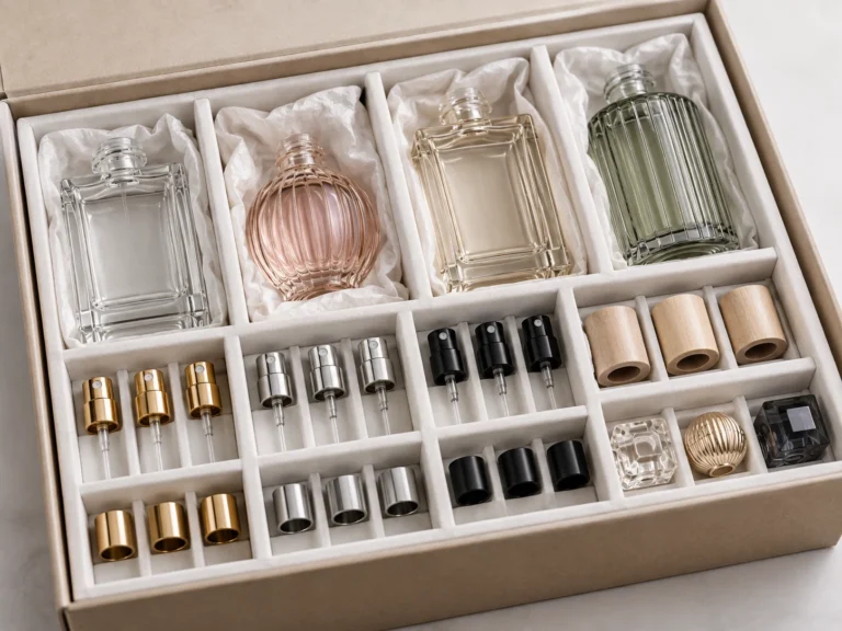 Glass Perfume Bottles packaging option