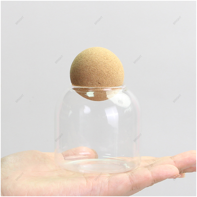 250ml Borosilicate Glass Candle Jar with Ball Lid