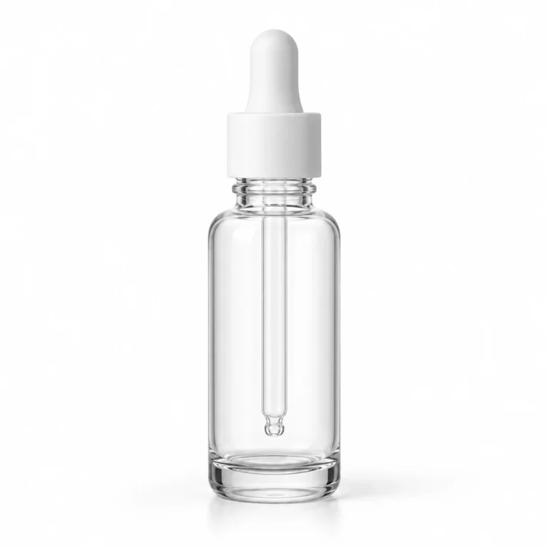 30ml Frosted Glass Serum Bottle with Treatment Pump Wholesale