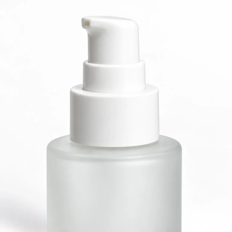 30ml Frosted Glass Serum Bottle with Treatment Pump Wholesale