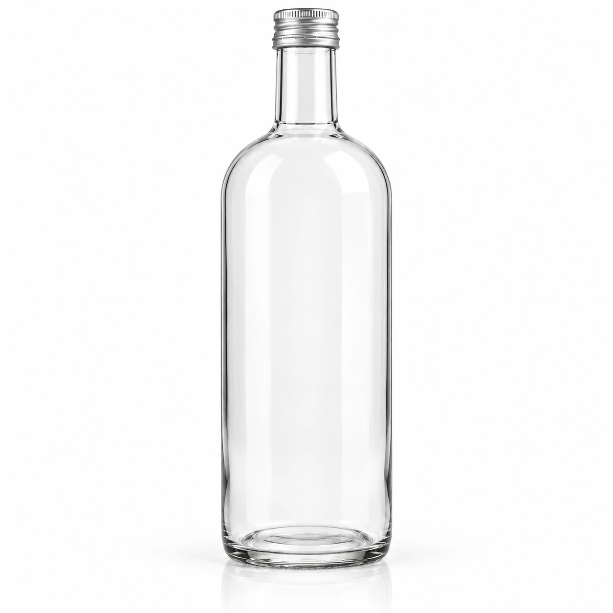 1L Family-Size Glass Beverage Bottle on a clean light studio background