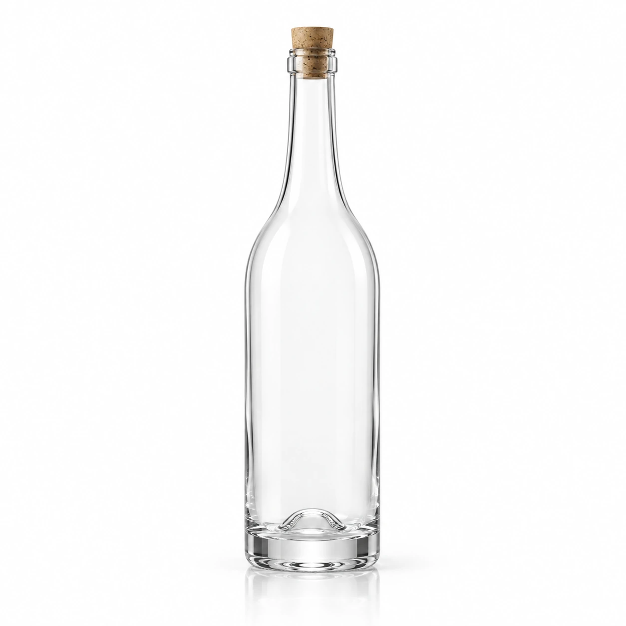 750ml Premium Heavy-Base Wine Bottle on a clean light studio background