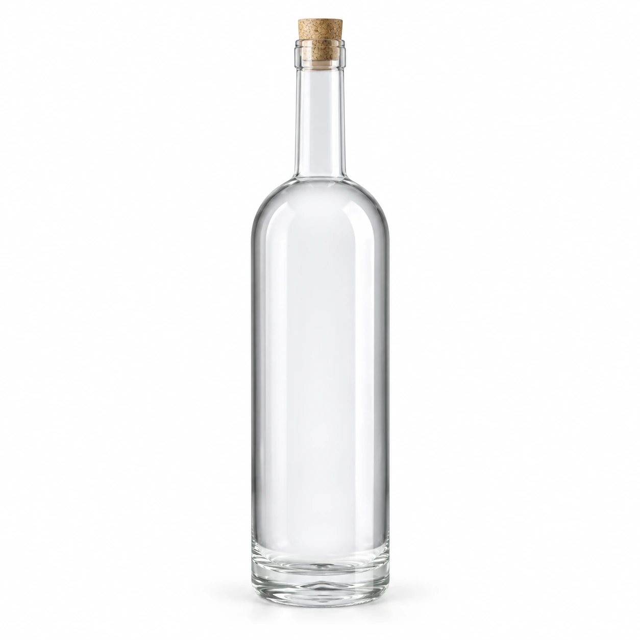 1.5L Magnum Glass Wine Bottle on a clean light studio background